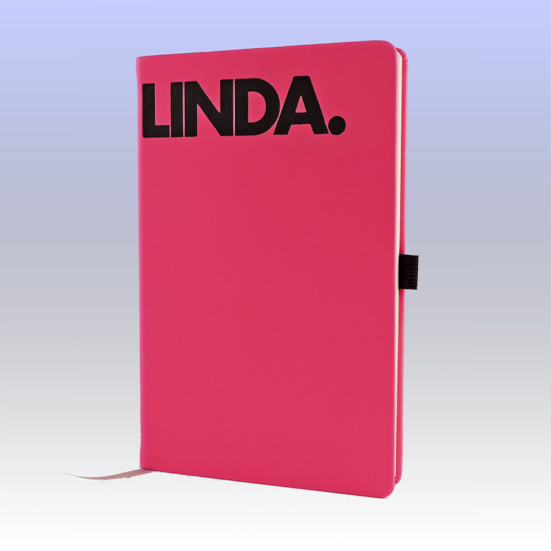 Custom Made Notitieboek Linda pink