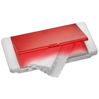 wit, rood-transparant