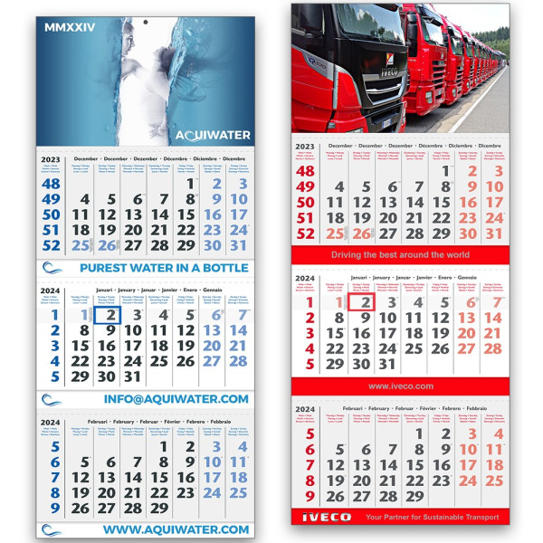 3-maands kalender de luxe