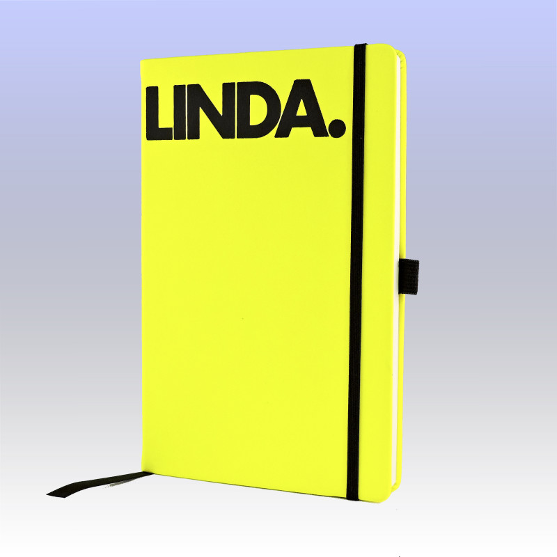 Custom Made Notitieboek Linda Geel