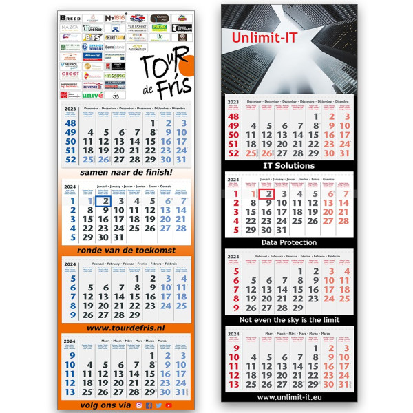 4-maands kalender de luxe extra