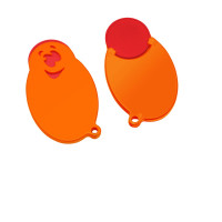 rood, oranje