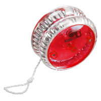 glashelder, rood-transparant