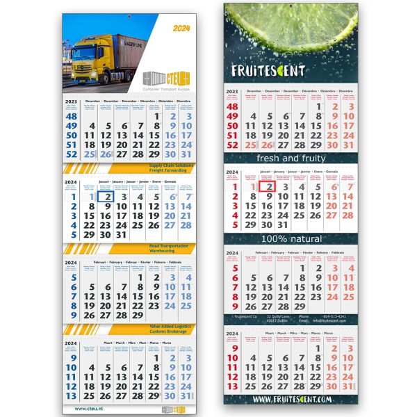 4-maands kalender de luxe