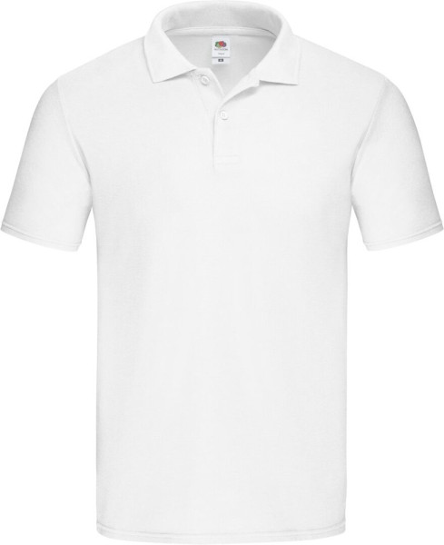 Volwassene Wit Polo Shirt Original
