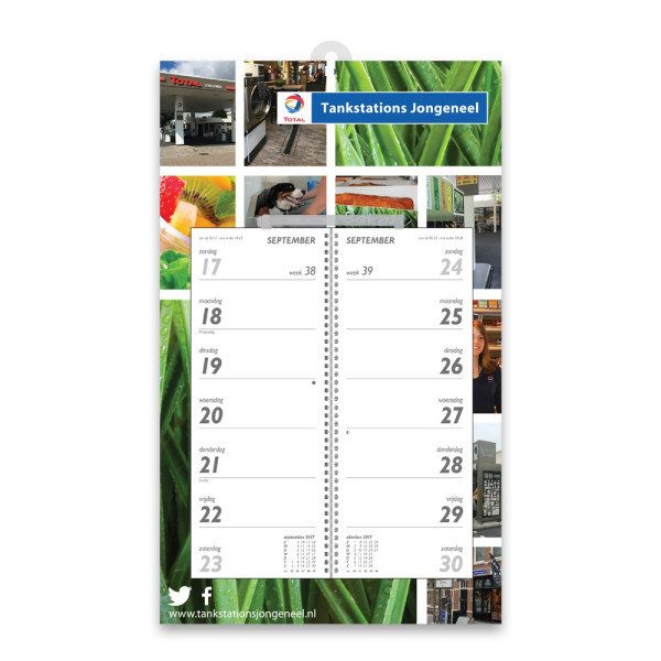 Omlegweek Kalender Zondag 20x33 cm Full Colour