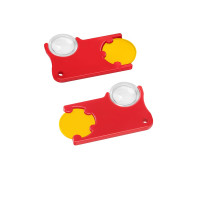 geel, rood