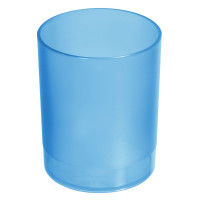matglas blauw