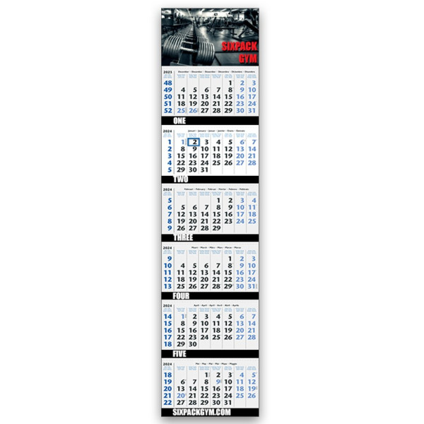 6-maands kalender de luxe